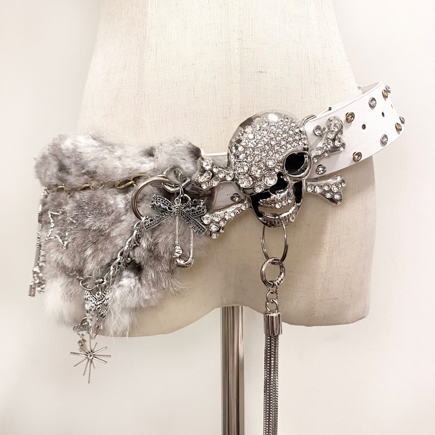 Skeleton Boss Belt(White)#001