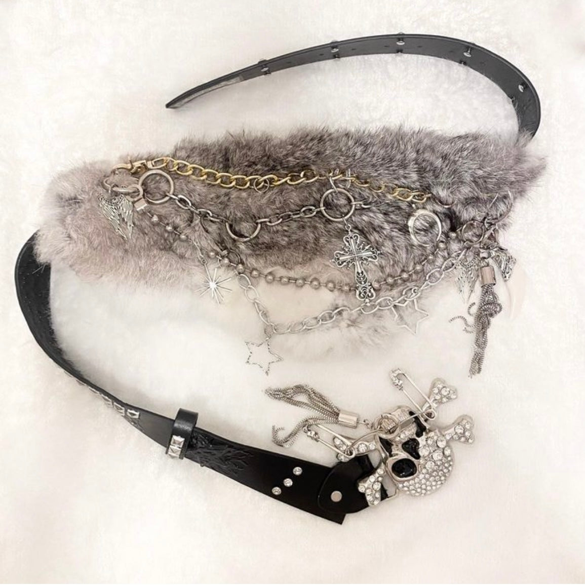 Skeleton Boss Belt(Black)#002