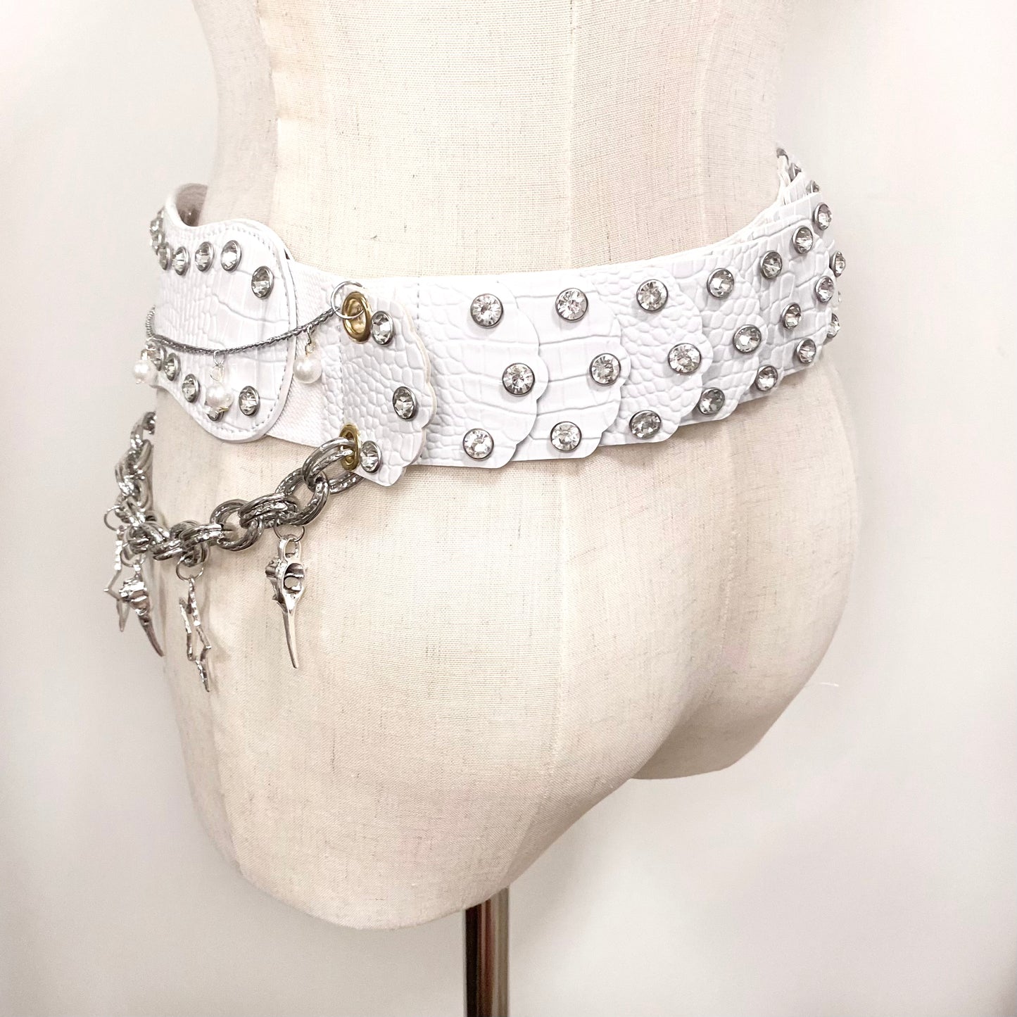 KiraKira Queen Belt(White)#006