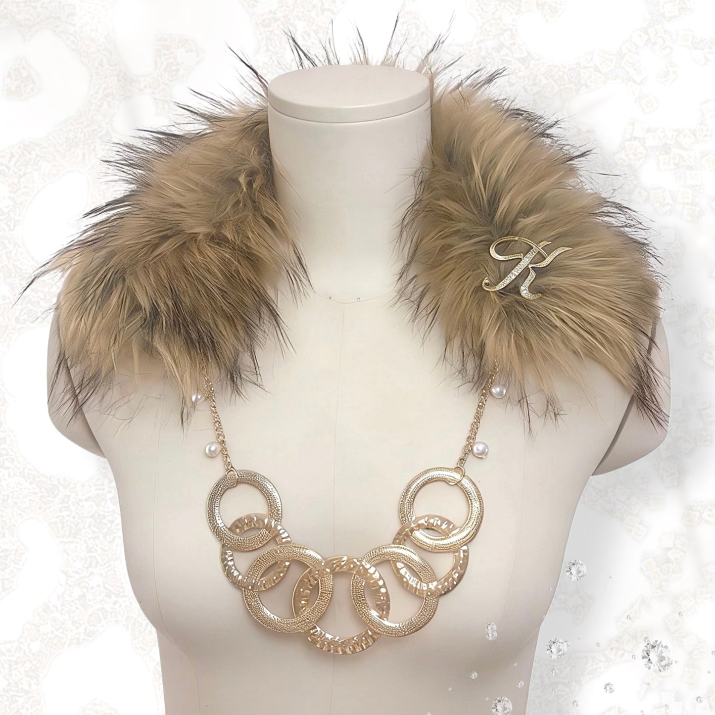 2000s Furry Necklace(Brown)#010