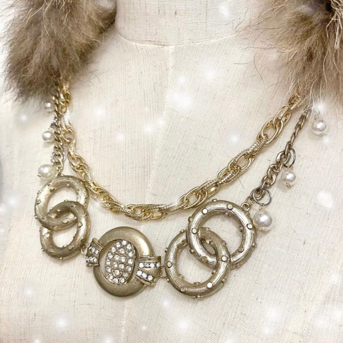 2000s Furry Necklace(Gold)#004